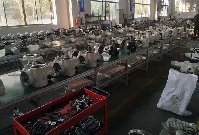 電動(dòng)執(zhí)行器生產(chǎn)流水線