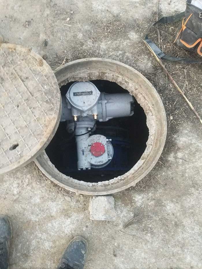 太陽能云執(zhí)行器案例-安裝完成